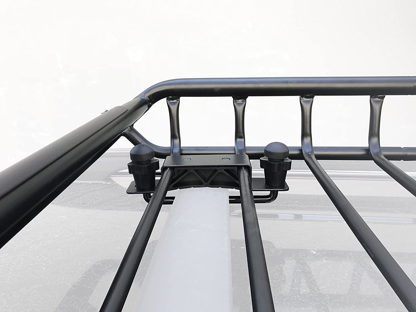 Universal Steel Roof Rack Car Top Cargo Carrier/Basket - 46" X 36" X 4-1/2" - 150 lb Capacity, Black