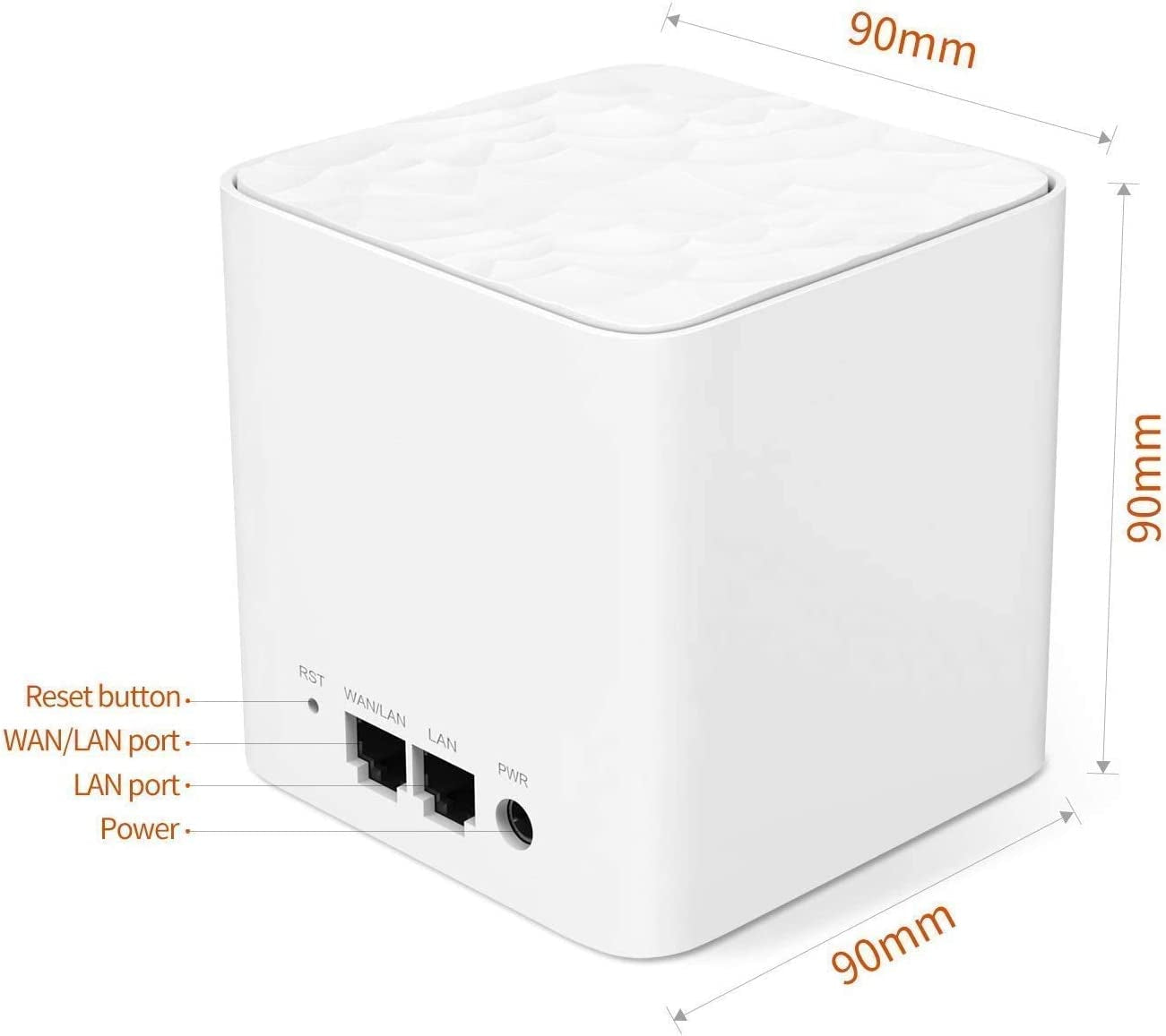 Mesh WiFi System (MW3) - Covers up to 2000 Sq.Ft. for Complete Home WiFi Coverage, Replaces Traditional Router and Extender, Easy Setup with Single Add-On Unit Connecting to Existing Nova Mesh WiFi Network via App, 1-Pack
