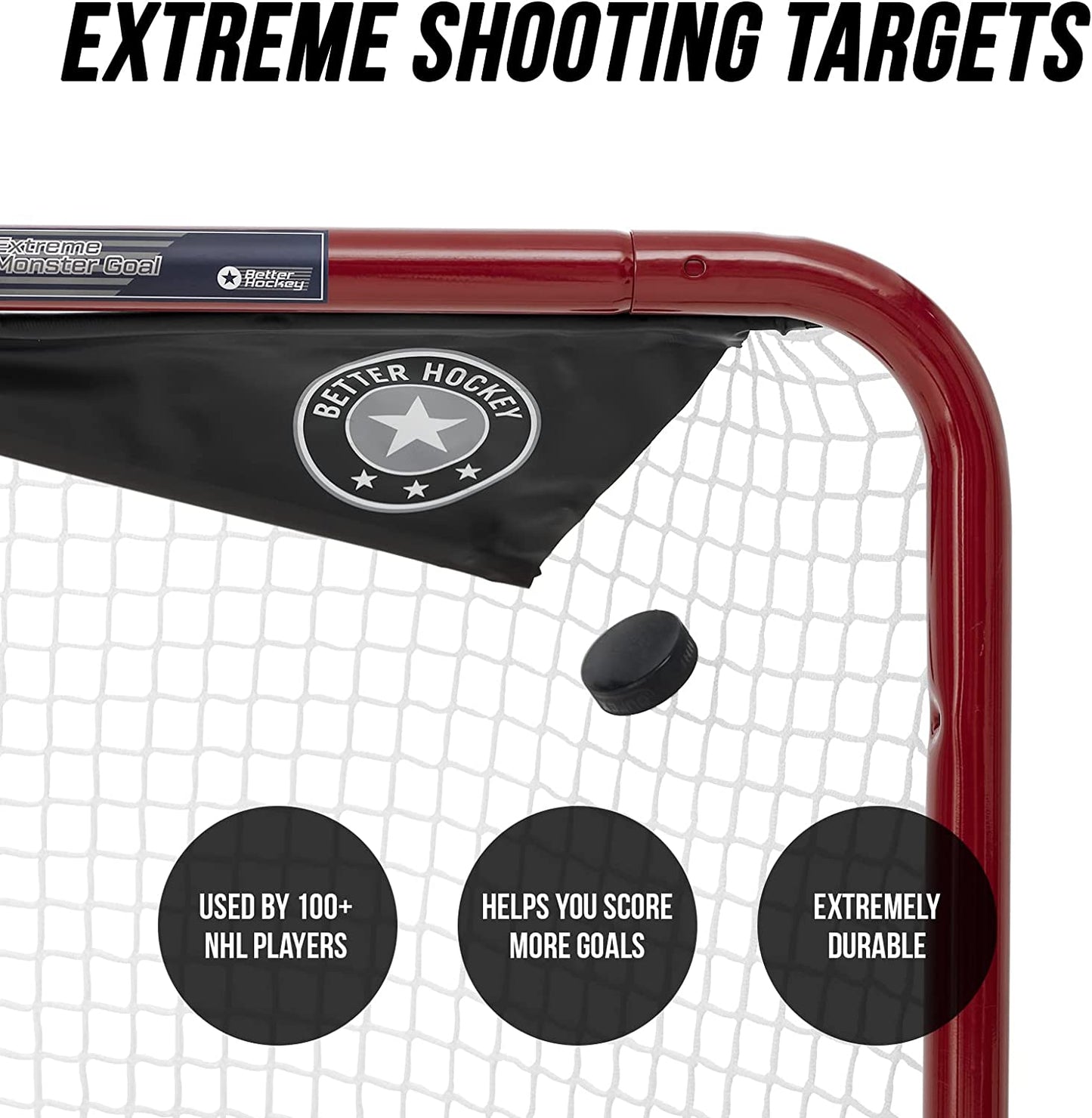 Extreme Pro Shooting Targets - Precision Training Aid for Improved Accuracy in Sports, Easily Installable, Fits Regulation Size Nets, Trusted by Professionals.