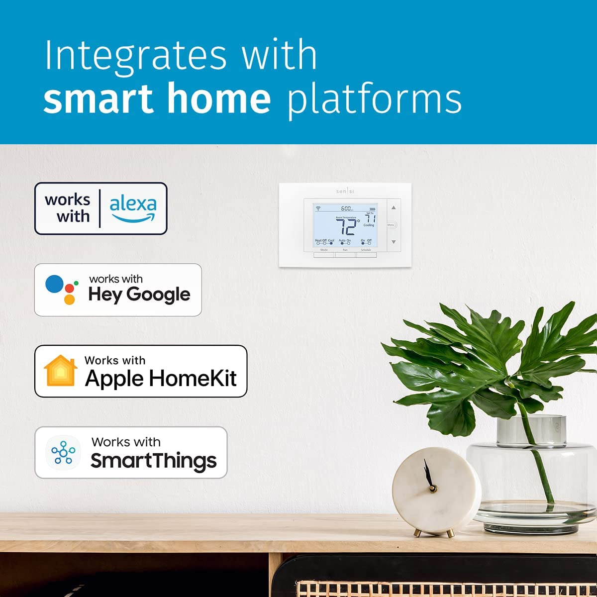 Emerson ST55: Wi-Fi Smart Thermostat for Smart Homes, DIY Installation, Works with Alexa, Energy Star Certified