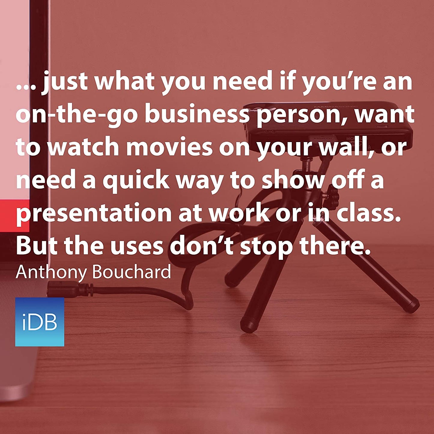 PP60 LED Pocket Pico Video Projector - Compact Design with HDMI, Rechargeable Battery, Built-In Speaker, and DLP Technology. Enjoy a 60" Hi-Resolution Display for Streaming Movies, Presentations, and Content from Smartphones, Tablets, and Laptops.