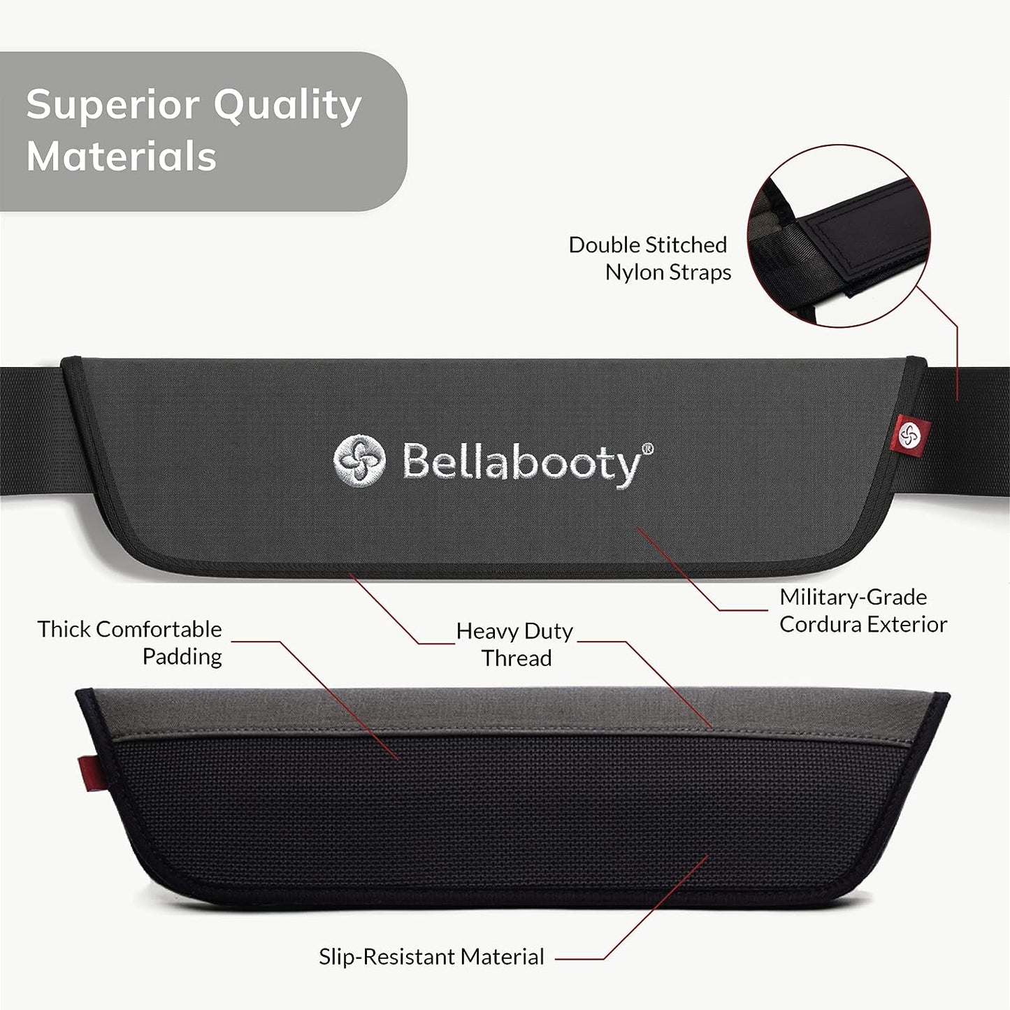 Hip Thrust Belt with Slip-Resistant Padding for Gym, Home, and On-the-Go Workouts, Compatible with Dumbbells, Kettlebells, or Plates"