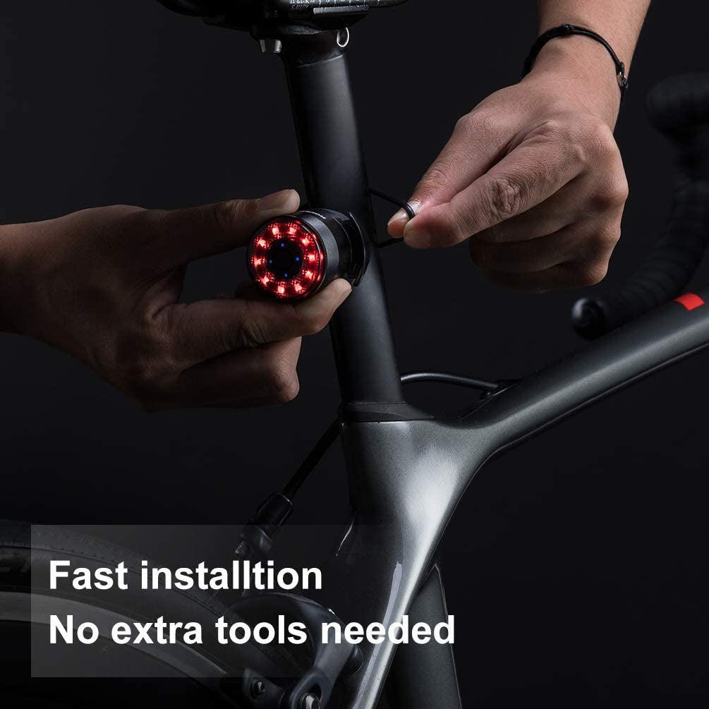 Rechargeable Waterproof Bicycle Tail Light - High-Quality Rear Bike Light for Enhanced Safety