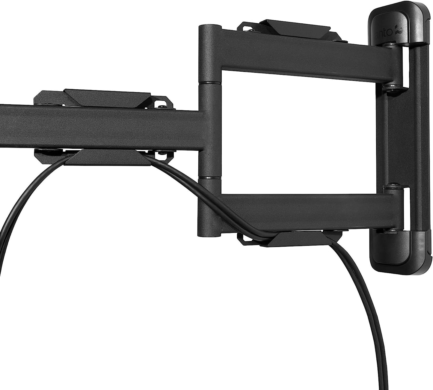 Full Motion Articulating TV Wall Mount for 26-Inch to 60-Inch TVs | Low Profile with 22" Extension | VESA Compatible up to 400X400 Black