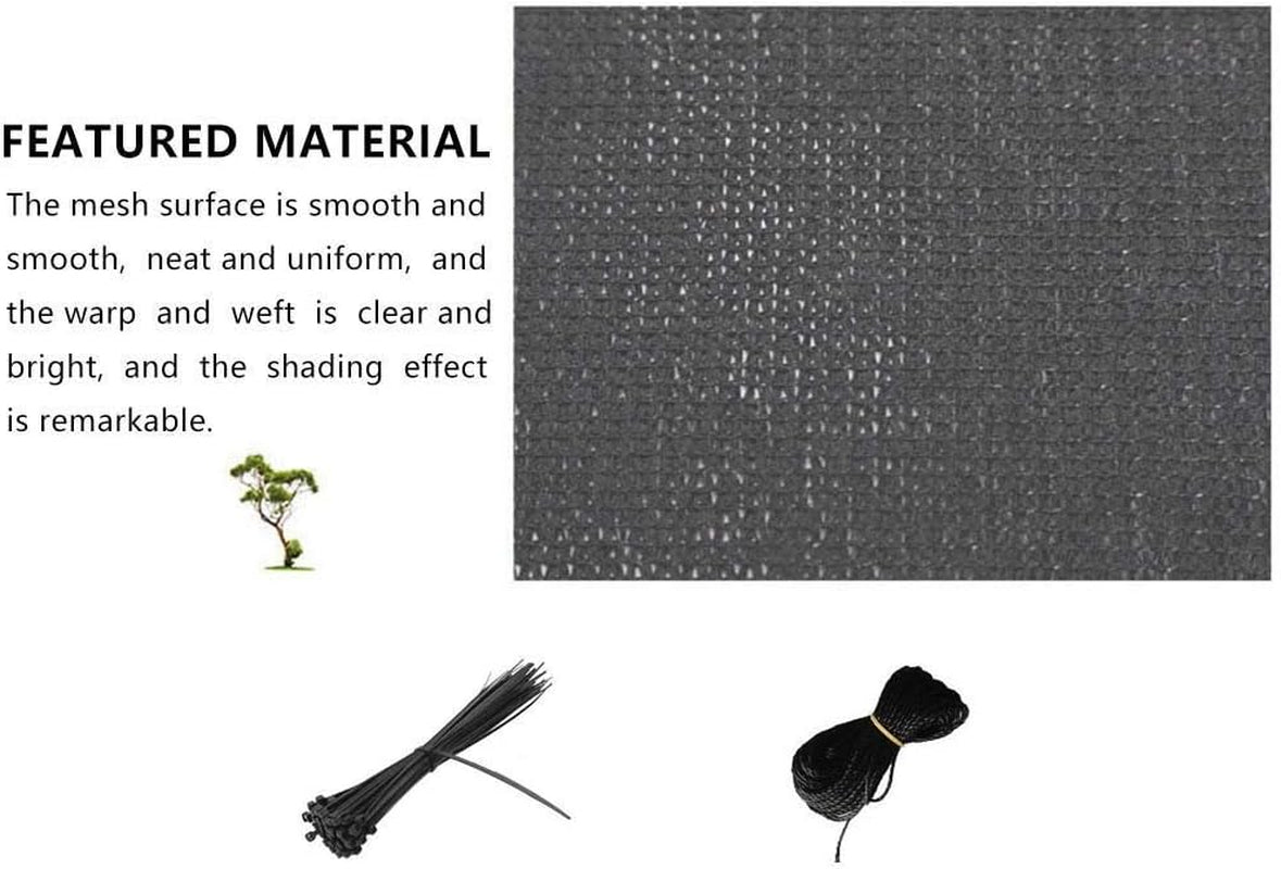 Outdoor Balcony Privacy Screen Fence Cover - 3'x16.4' Deck Fence Privacy Screen for Patio, Apartment Porch, Backyard - Grey, UV-Proof, Weather-Resistant Windscreen