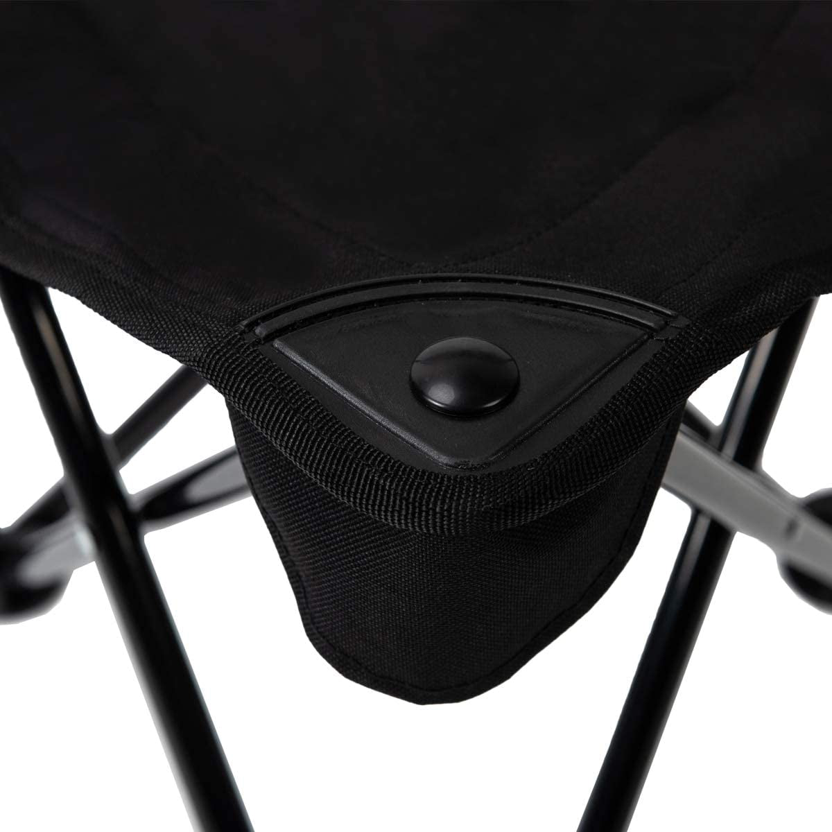 Folding Tripod Chair, a Lightweight and Portable Camping Chair that is easy to carry with the included Carry Bag. It's perfect for various outdoor activities such as Camping, Fishing, Hiking, and Hunting.