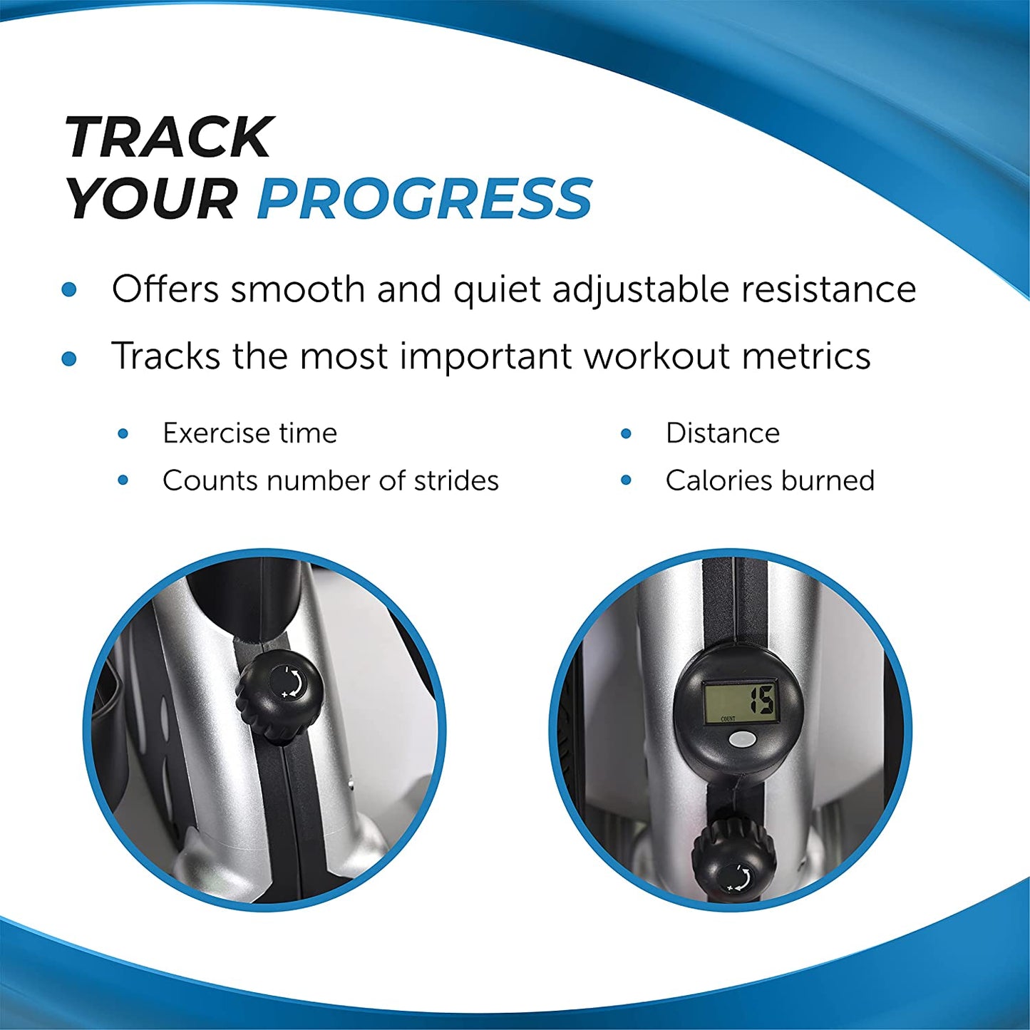 Elliptical Trainer Compact For Home and Office