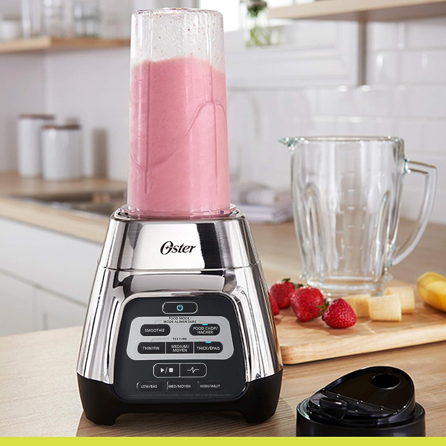 Texture Select Master Series Blender with Glass Jar, Chrome