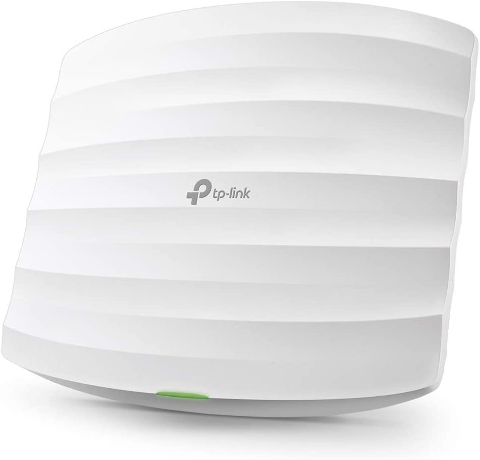 White AC1750 Gigabit Wireless Access Point (EAP245 V3) - Business WiFi Solution with Mesh Support - Seamless Roaming and MU-MIMO - PoE Powered - SDN Integrated - Cloud Access and Omada App