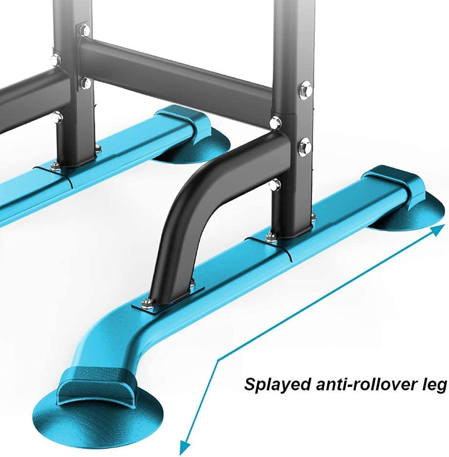Height Adjustable Pull Up Bar Station - Dip Station Multi-Function Home Gym Equipment Fitness Workout Equipment