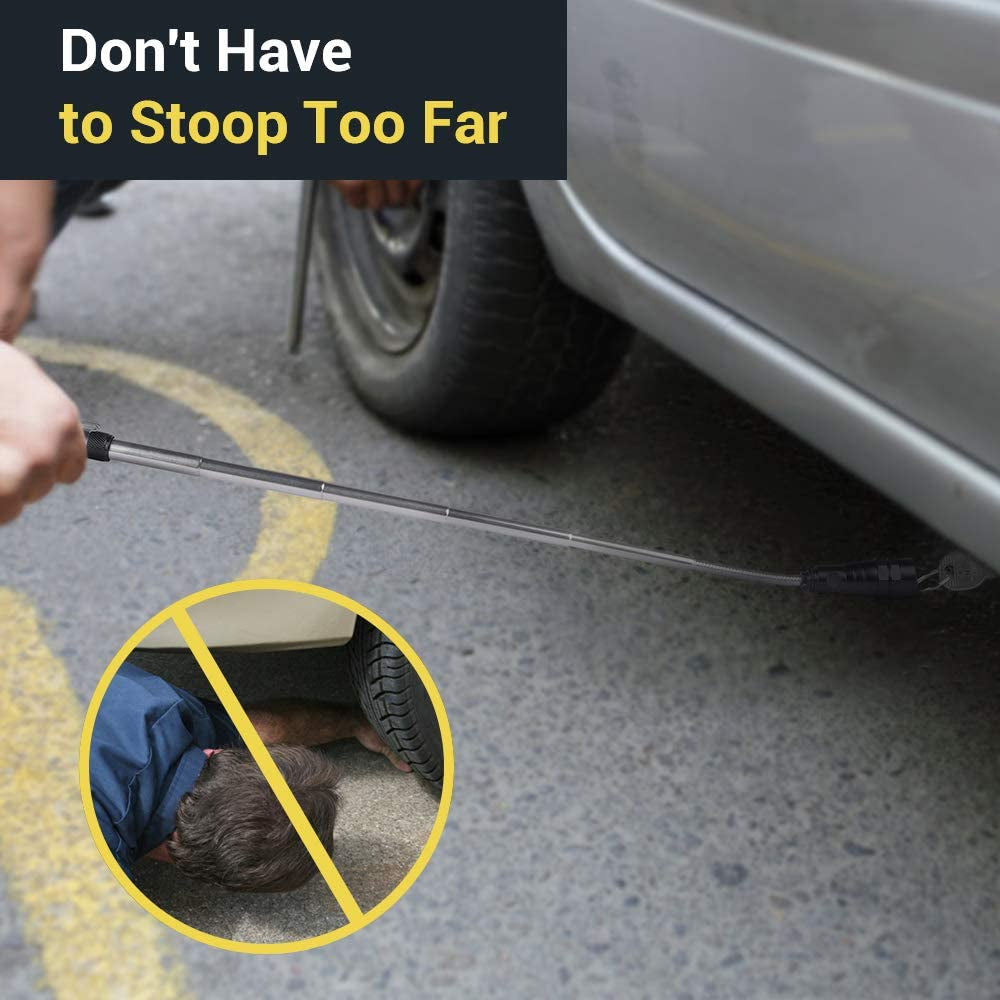 Versatile LED Magnetic Pickup Tool - Ideal Gift for Men, Fathers, Husbands, Grandpas, Boyfriends - Extends up to 22" for Retrieving Hard-to-Reach Items