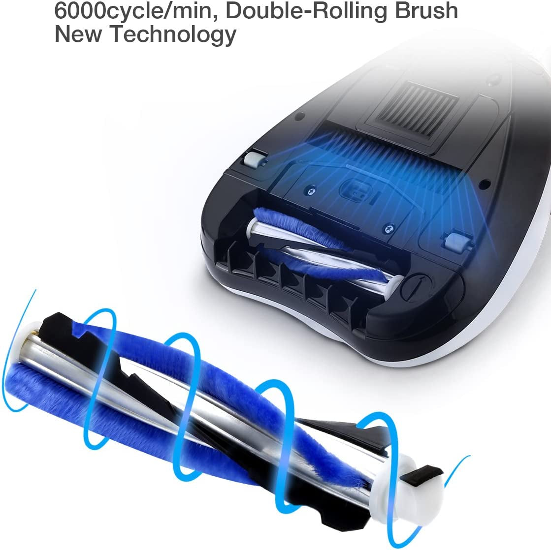 Bed Vacuum Cleaner - Powerful Suction, Handheld UV Vacuum for Effective Cleaning of Mattresses, Sheets, Pillows, Quilts, Sofas, Blankets, and Carpets
