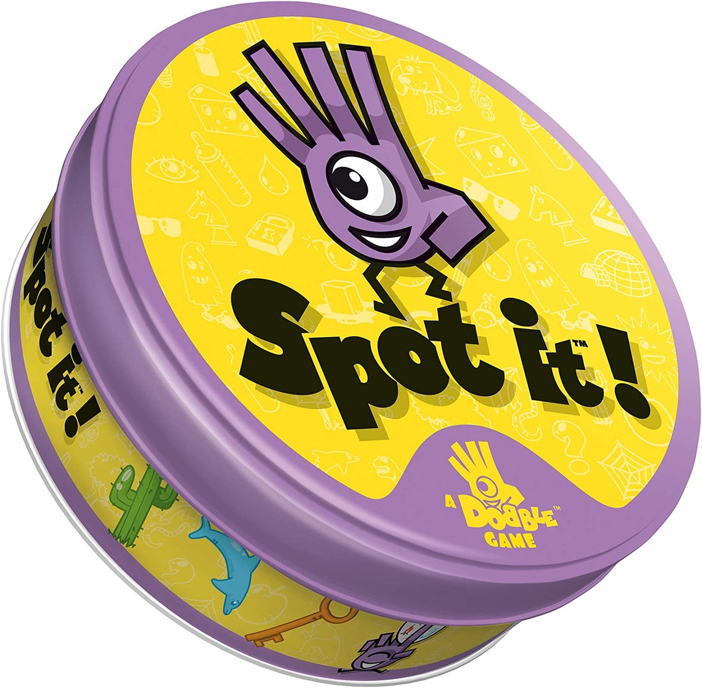 Spot It! Classic Card Game Fun and Engaging Game for Children - Suitable for Ages 6 and Up - Designed for 2 to 8 Players - Average Playtime of 15 Minutes | Color and Packaging May Vary