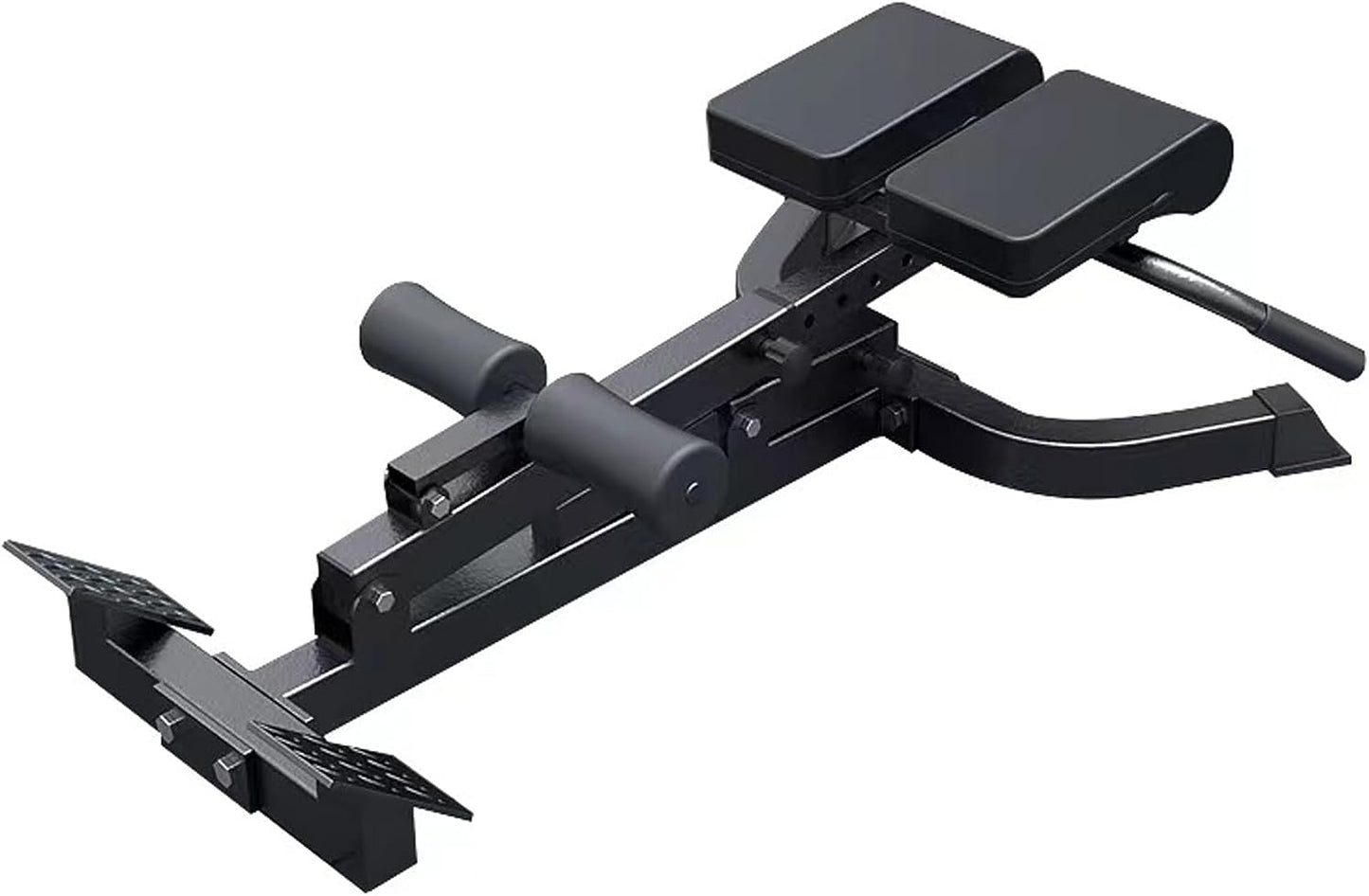 Adjustable Fitness Hyper Extension Bench - This Roman chair is designed for home gym back workouts and back extension training. It also serves as a multi-functional sit-up bench for various exercises.