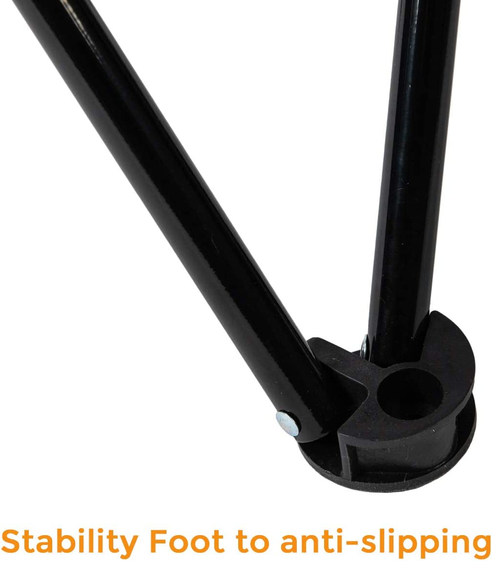 Folding Tripod Chair, a Lightweight and Portable Camping Chair that is easy to carry with the included Carry Bag. It's perfect for various outdoor activities such as Camping, Fishing, Hiking, and Hunting.