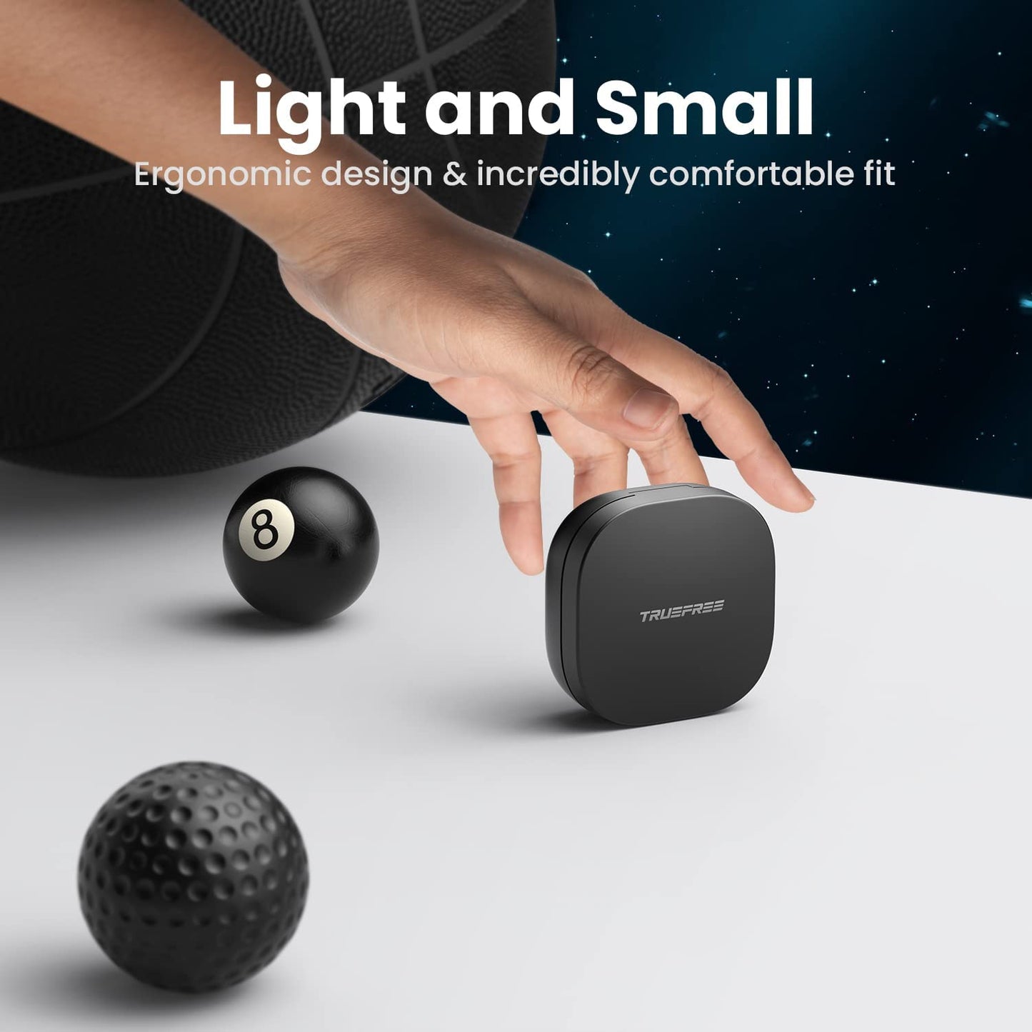 A1 Wireless Earbuds - Bluetooth Earphones with 4 Mics, Immersive Stereo Sound powered by 14.2mm Driver, Clear Calls with ENC, USB-C Charging, 18 Hours Playtime, Single/Twin Mode