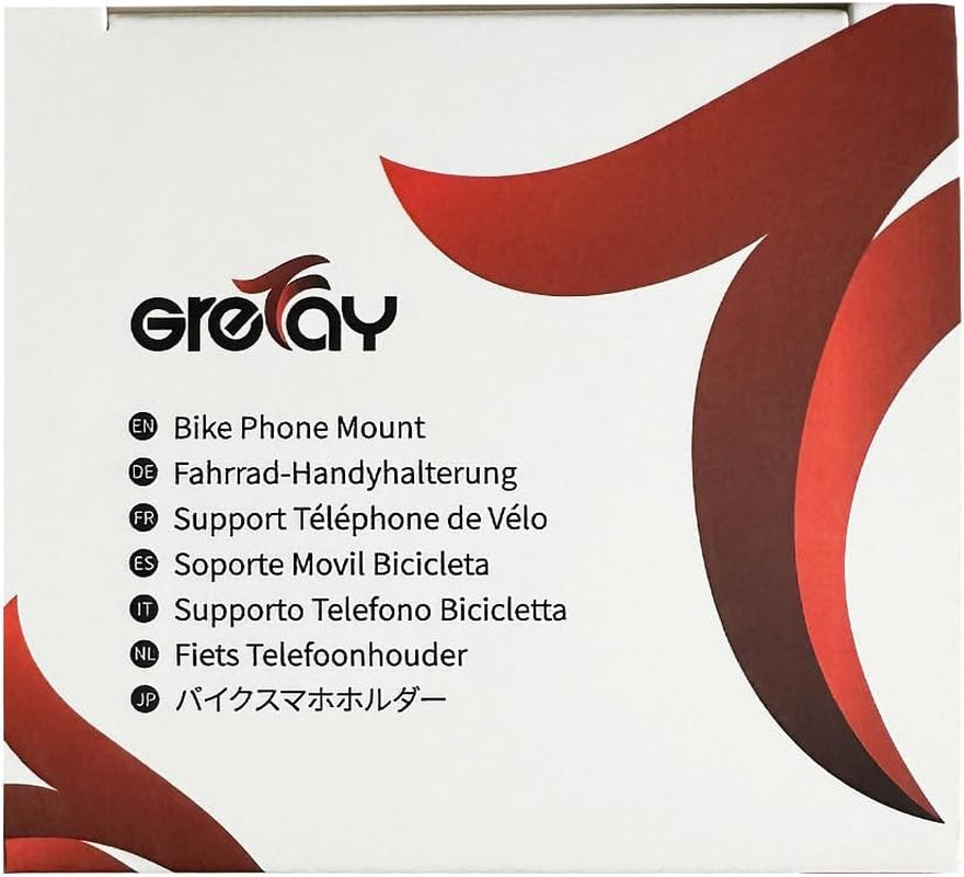 Universal Bike Phone Mount with Quick Release, Anti-Shake Bicycle Phone Holder for Road Bike/MTB/Scooter - 360° Rotation, Suitable for 3.5-7.0 inch Smartphones