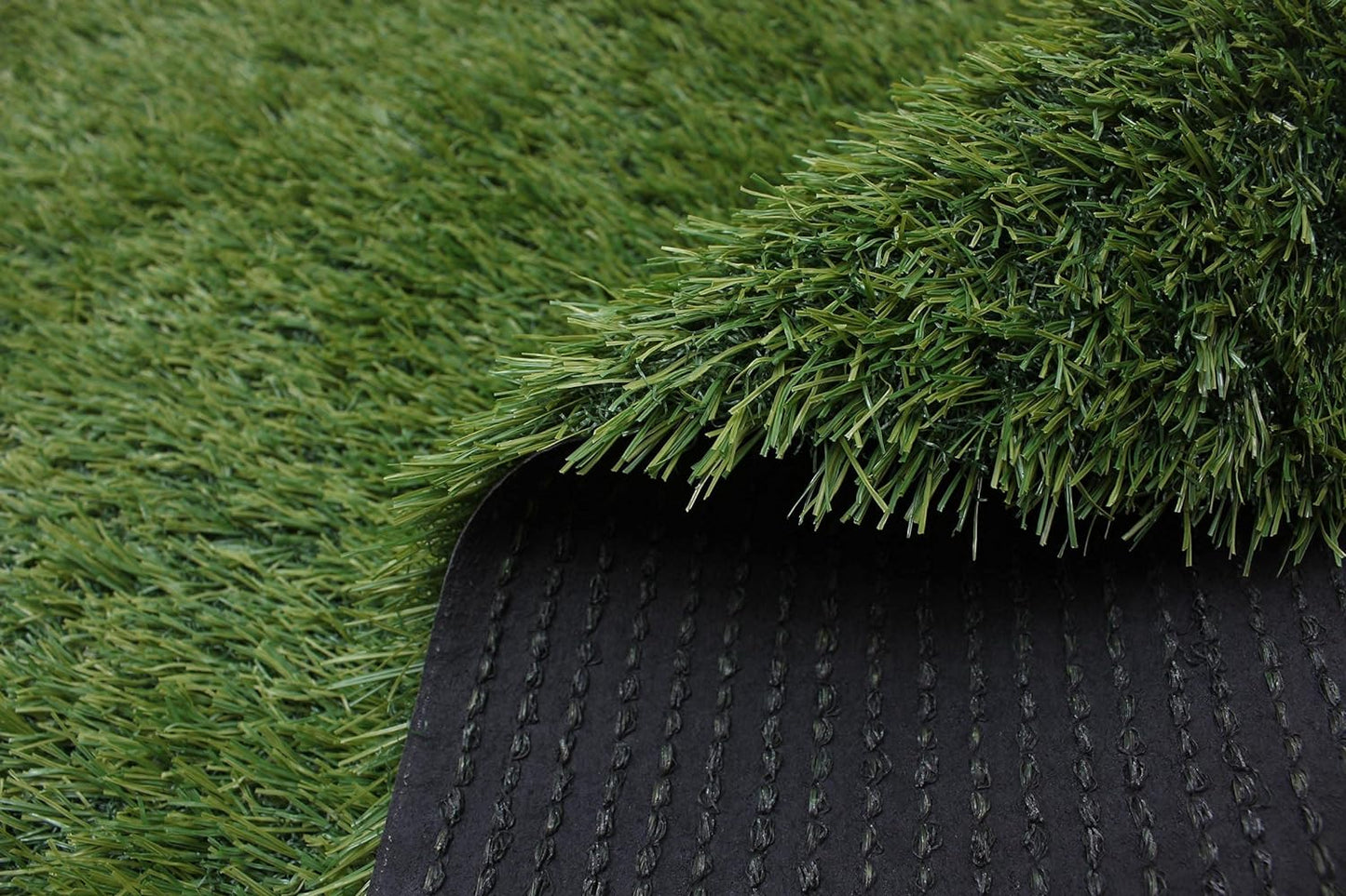 Indoor Outdoor Artificial Grass Turf with Rubber Backing - 2 x 6 - Green