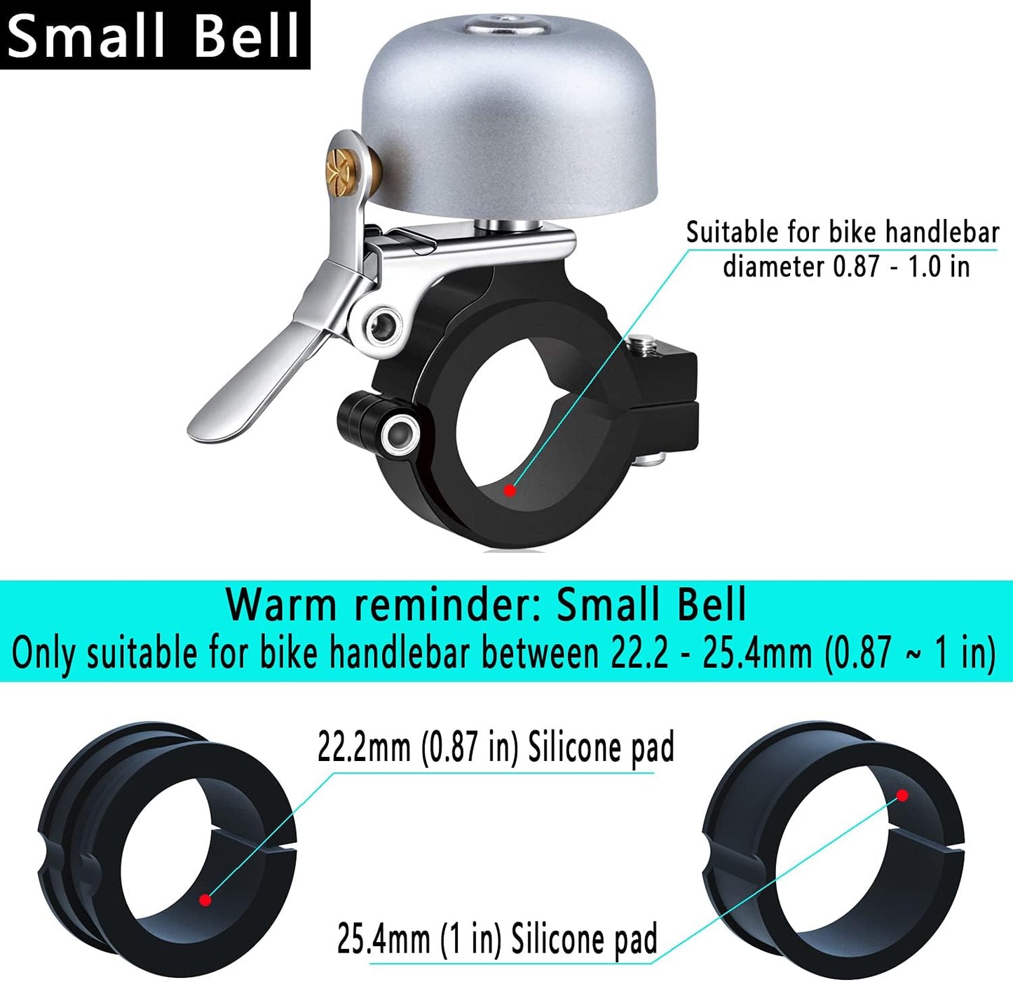 Classic Brass Bicycle Bell: Loud Tone Cycling Accessory for Your Bike