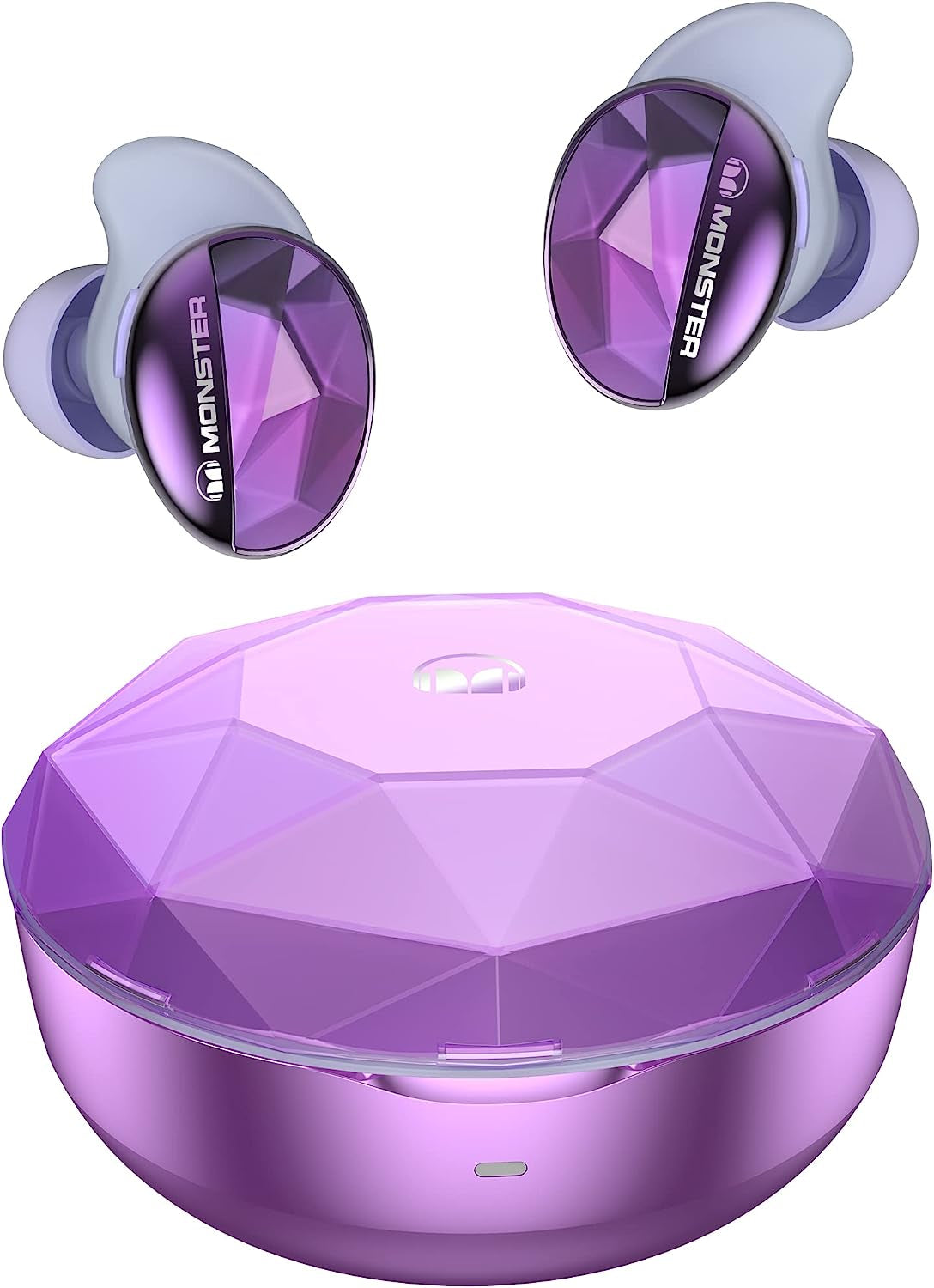 Pure Bass Pro Noise Cancelling Earbuds - True Wireless Earbuds with 50 Hours of Playtime, Fast Wireless Charging, App Control, Ai-Enhanced Calls, IPX5 Waterproof, In-Ear Bluetooth Headphones