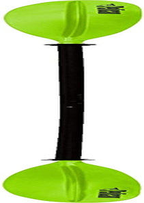 Aluminum Kayak Paddles 87-Inch / 220cm - Tough & Lightweight Black, Lime and Orange