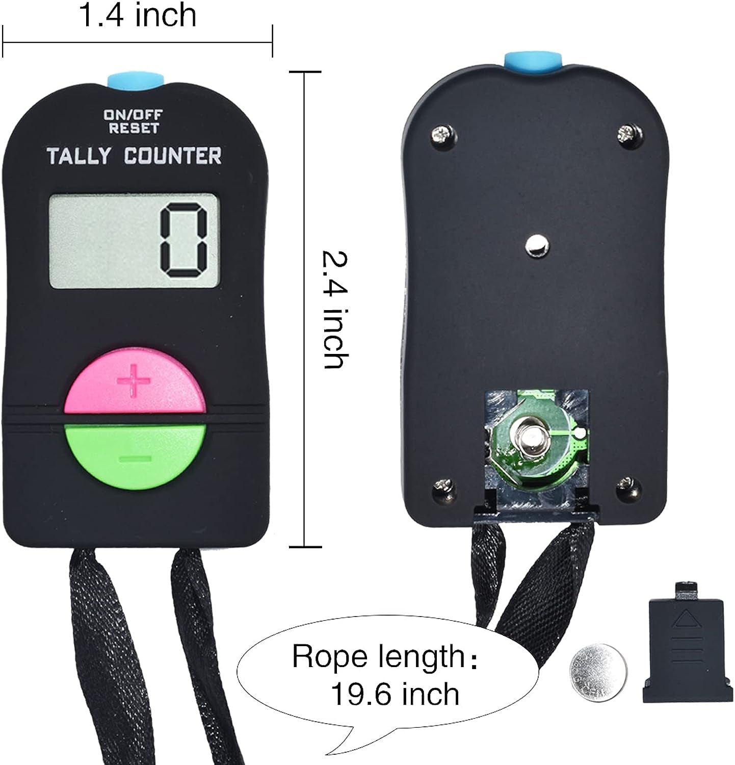 Electronic Digital Hand Tally Counter - Manual Clicker for Tracking People Flow in Golf and Sports