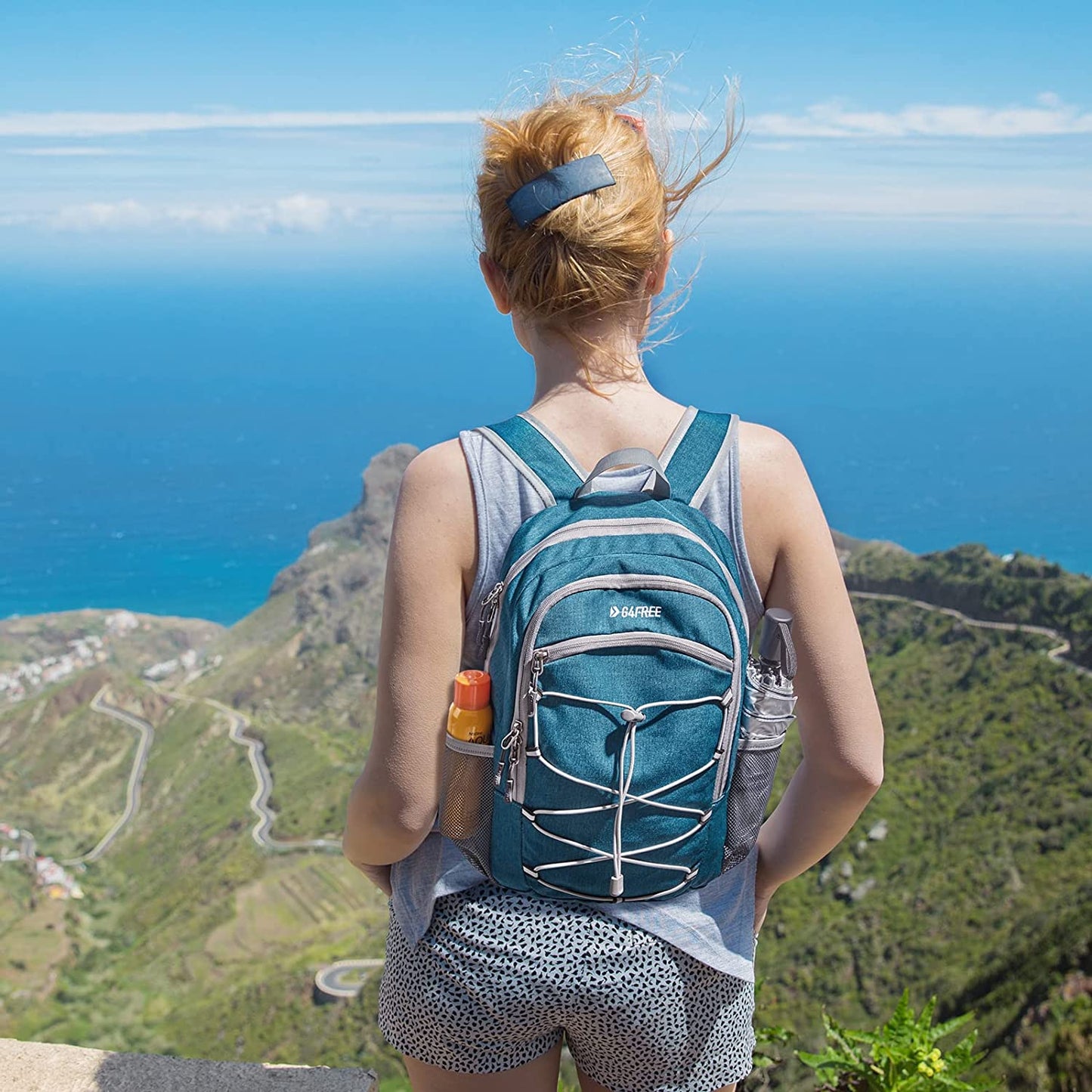 Compact 12L Daypack for Hiking and Outdoor Activities, Suitable for Men and Women