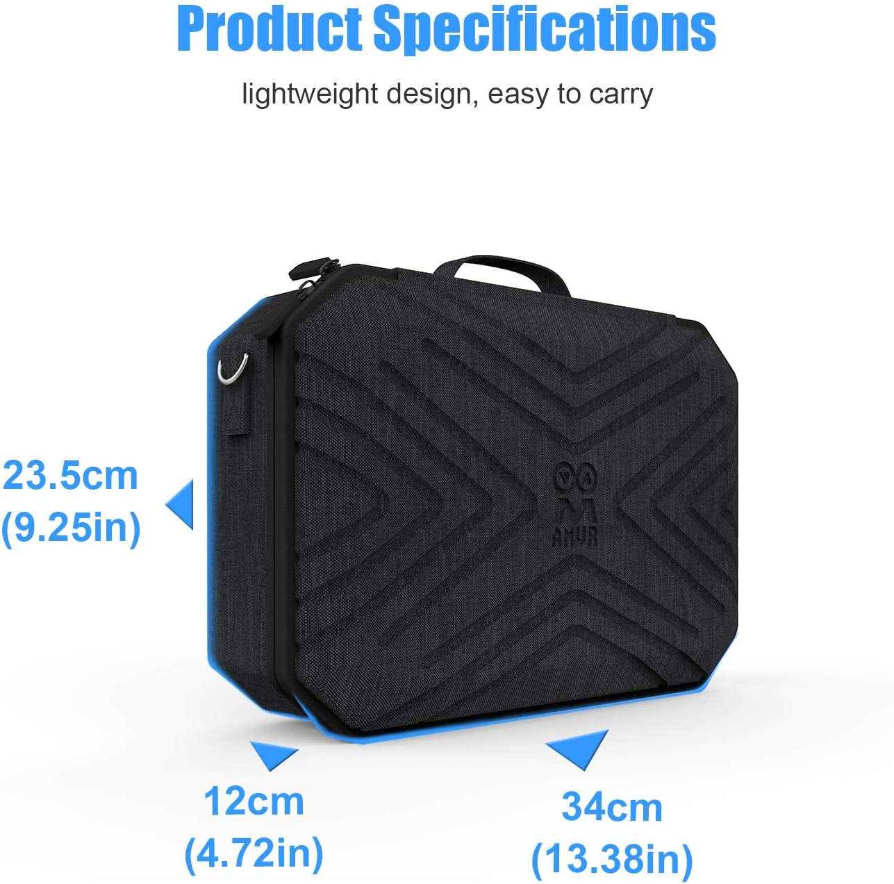 Portable Hard Case for Meta Quest 2 with Elite Strap: Carrying Case for VR Gaming Headset and Controllers Accessories. Features Protective Carrying Bag with Shoulder Strap. Perfect for Travel and Storage.