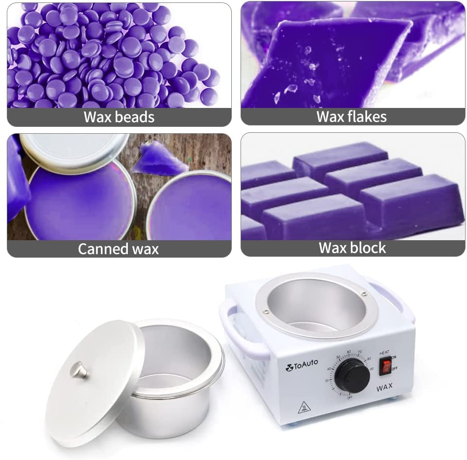 Professional Wax Warmer Kit with 300g Wax Beans, Wax Melting Heater Home Hair Removal Wax Pot