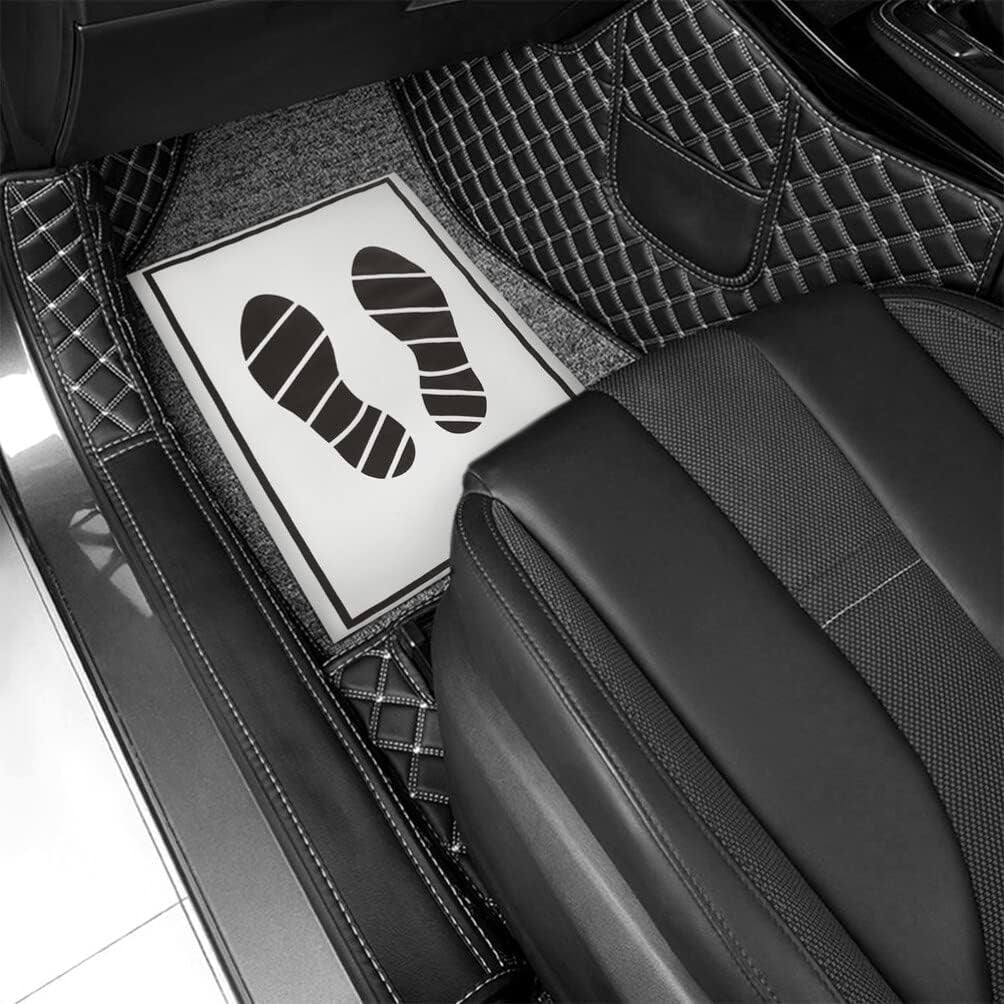 Pack of 25 Disposable Car Foot Mats - Large Floor Mats for Vehicle Protection