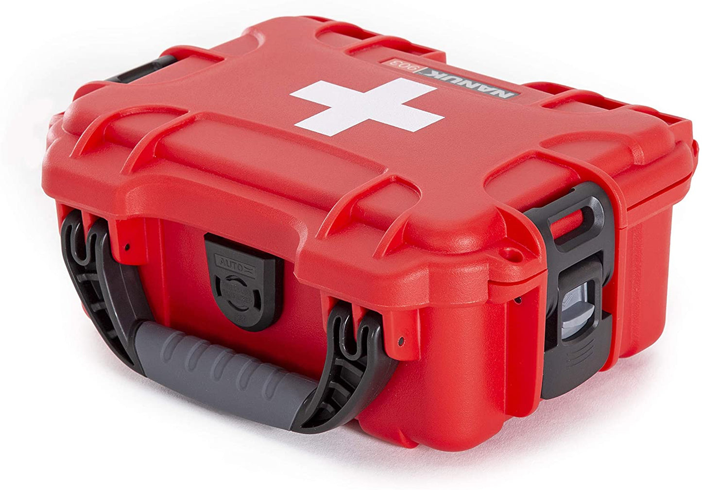 Waterproof Prepper Survival Gear Case (Empty, Case Only) - Dust and Impact Resistant - Empty - Red