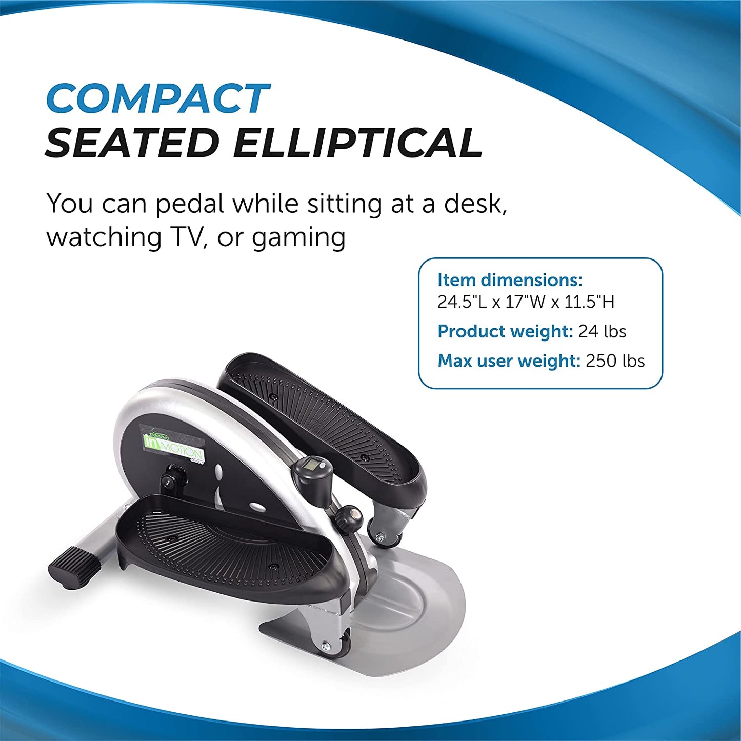Elliptical Trainer Compact For Home and Office