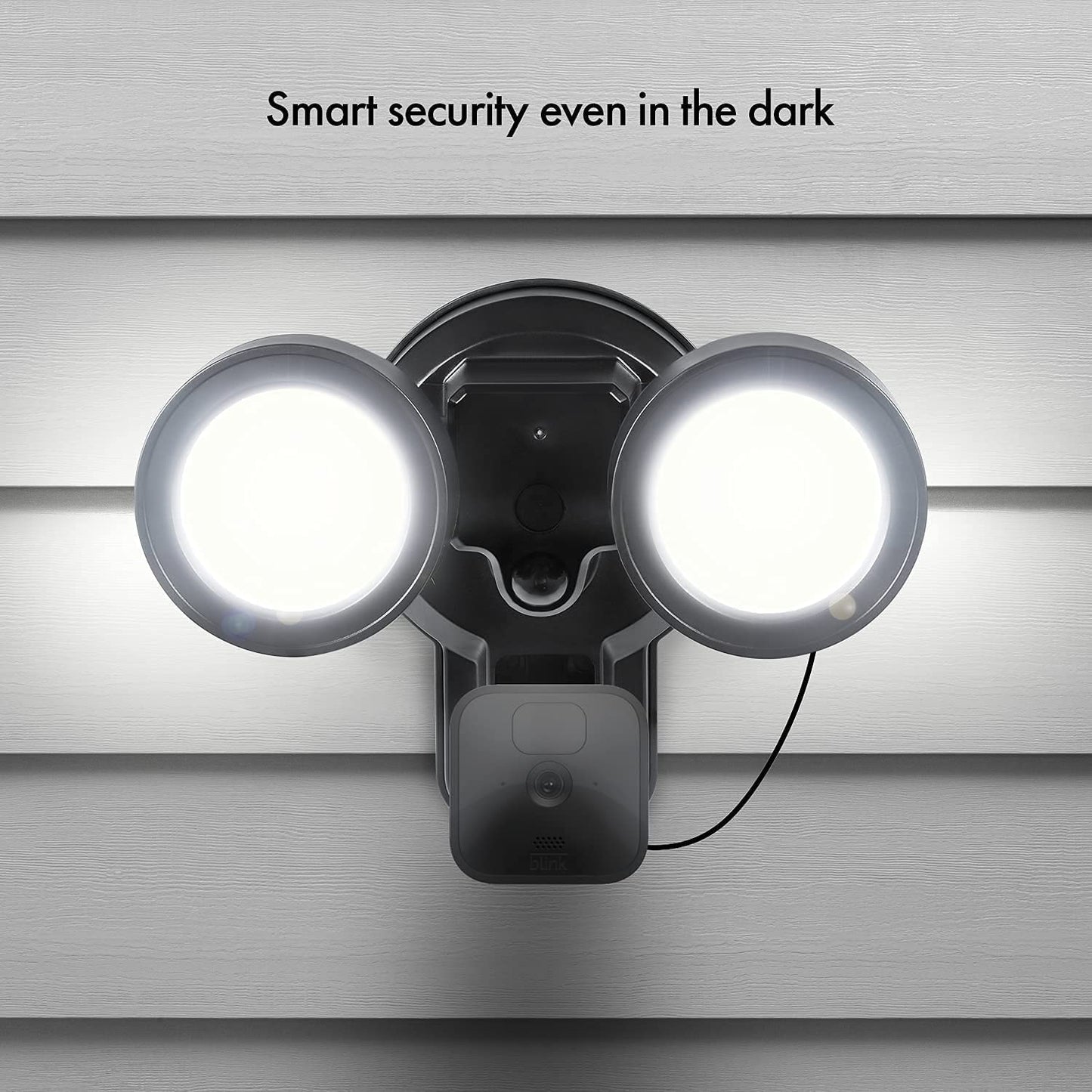Motion Sensor Smart Flood Light, Charger & Mount 3-In-1 Compatible with Blink Outdoor, Outdoor (3rd Gen) & XT2 Camera - 1500 Lumens, Wired, with Timer Control (Blink Cam NOT Included)