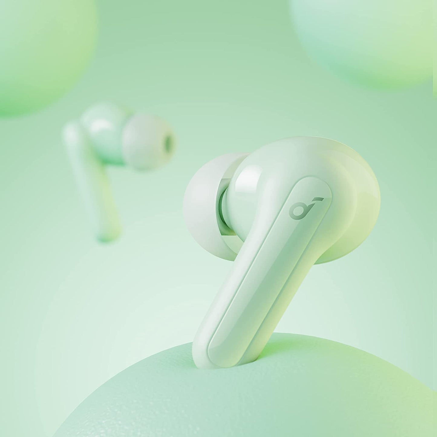 P2 Mini True Wireless Earbuds - 10mm Drivers for Big Bass, Custom EQ, Bluetooth 5.2, 32 Hours of Playtime, Fast USB-C Charging, Compact Size for Commute and Work Mint Green