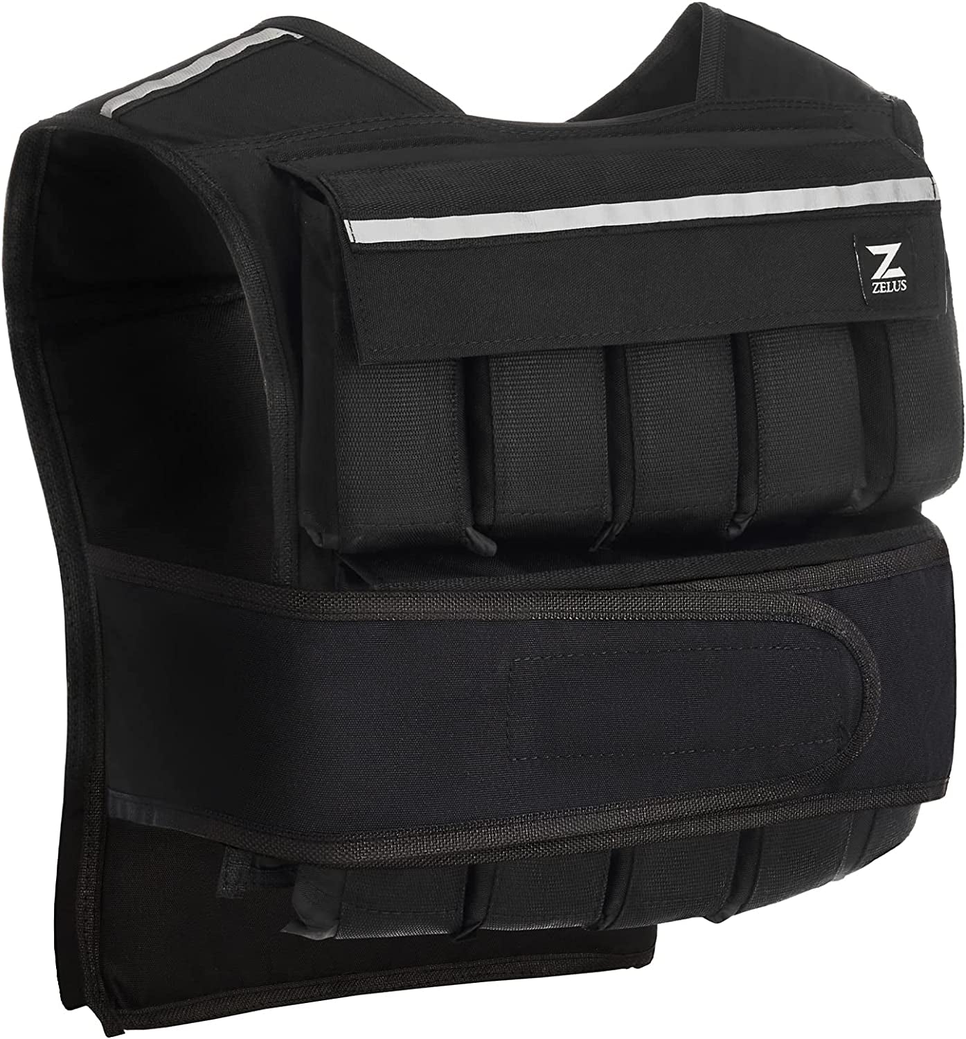 Adjustable Weighted Vest for Strength Training and Fitness - Includes Weights and Weight Bars/Iron Sandbag - Ideal for Home Exercise - Suitable for Men and Women