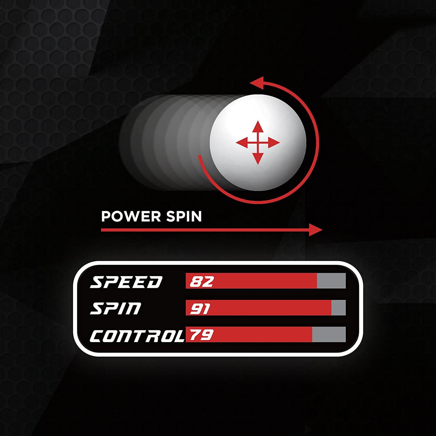 Ping Pong Paddle with Enhanced Spin and Complimentary Case