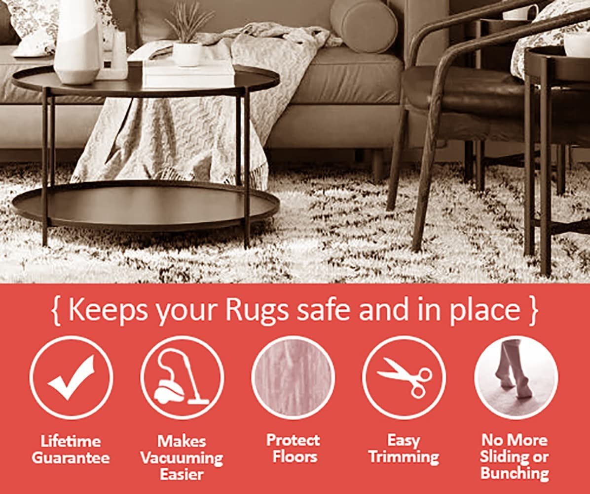 Rug Pad, 8x11, Gray