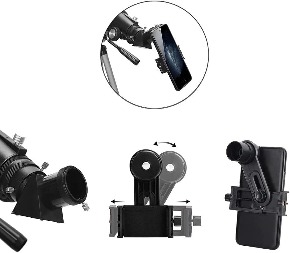Astronomy Telescope for Beginners and Adults, 70mm Aperture 400mm Focal Length, AZ Mount, Fully Multi-Coated Optics, Complete with Tripod, Phone Adapter, and Backpack