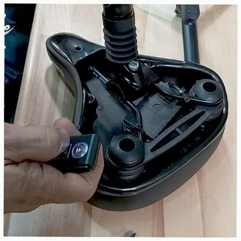 Anti-Theft Alarm System for eBikes, Bikes, and Motorcycles - Wireless System with Two Remote Controls, Vibration Motion Sensor, Waterproof Design, and a 113dB Loud Alarm featuring Seven Sensitivity Levels.