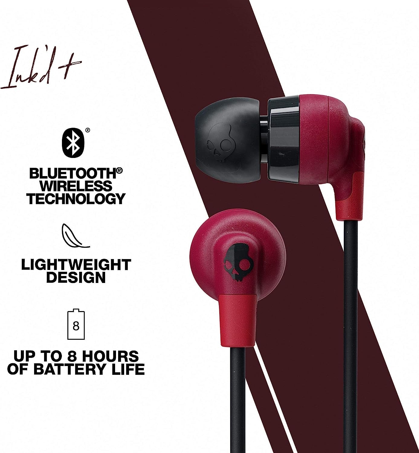 Wireless Earbuds - Moab/Red/Black