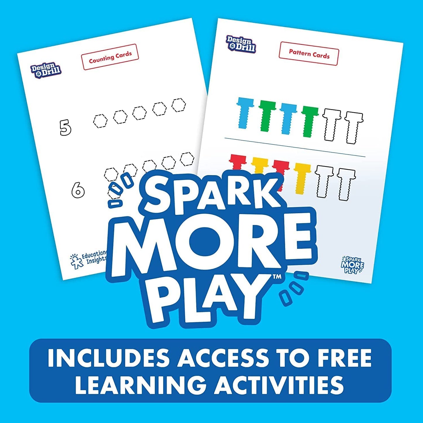 Design & Drill Bolt Buddies Rocket: Enhancing Fine Motor Skills & STEM Learning - Ideal Drill Toy for Ages 3 and Up