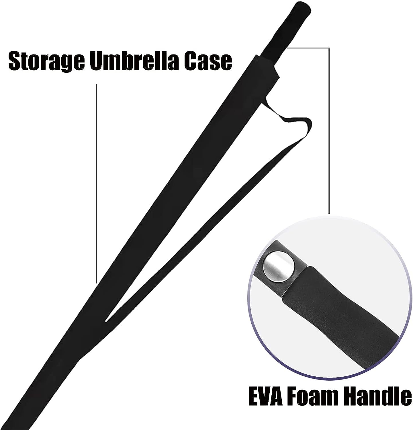 Extra Large Windproof Golf Umbrella - 62/68 Inch Diameter - Automatic Open with Double Canopy Vented Design - Designed to Withstand Rain and Wind - Ideal for Adults seeking Oversized Protection.