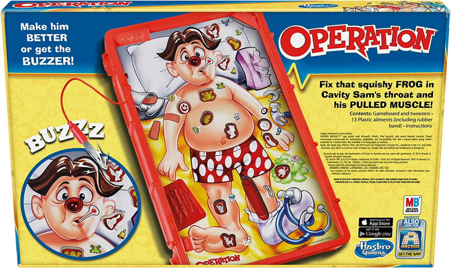Hasbro Classic Operation Game,72 Months+