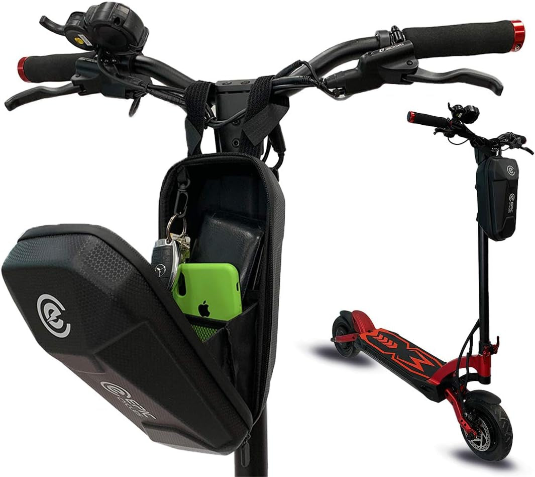 Waterproof Large EVA Handlebar Scooter Storage Bag - Front Hanging Bag for Electric Scooters and Bikes