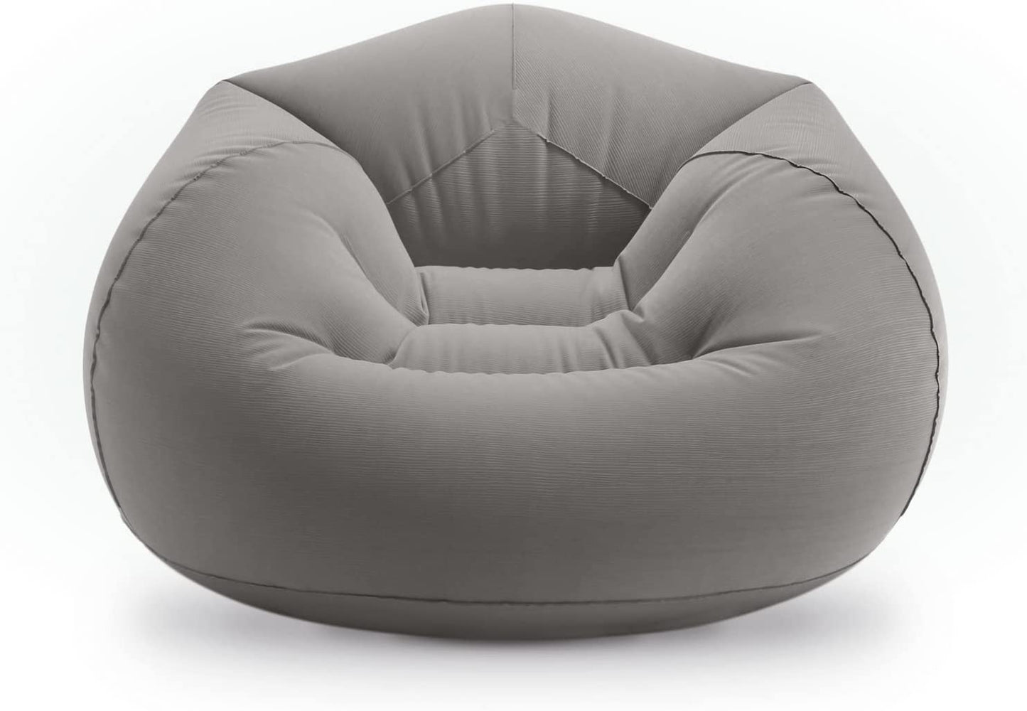 Beanless Bag Inflatable Chair Beige 42" X 41" X 27"