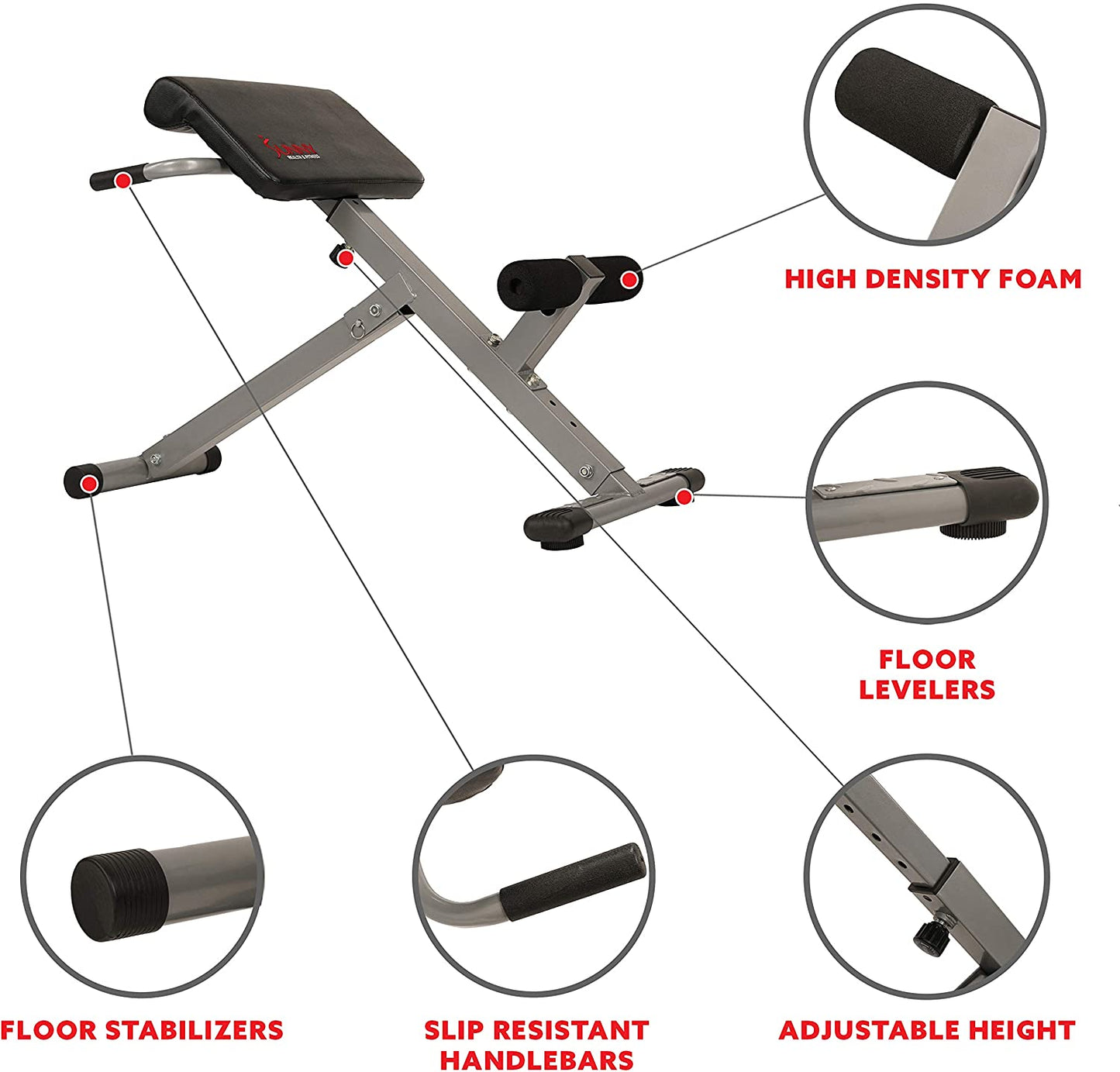 Fitness Hyperextension Roman Chair