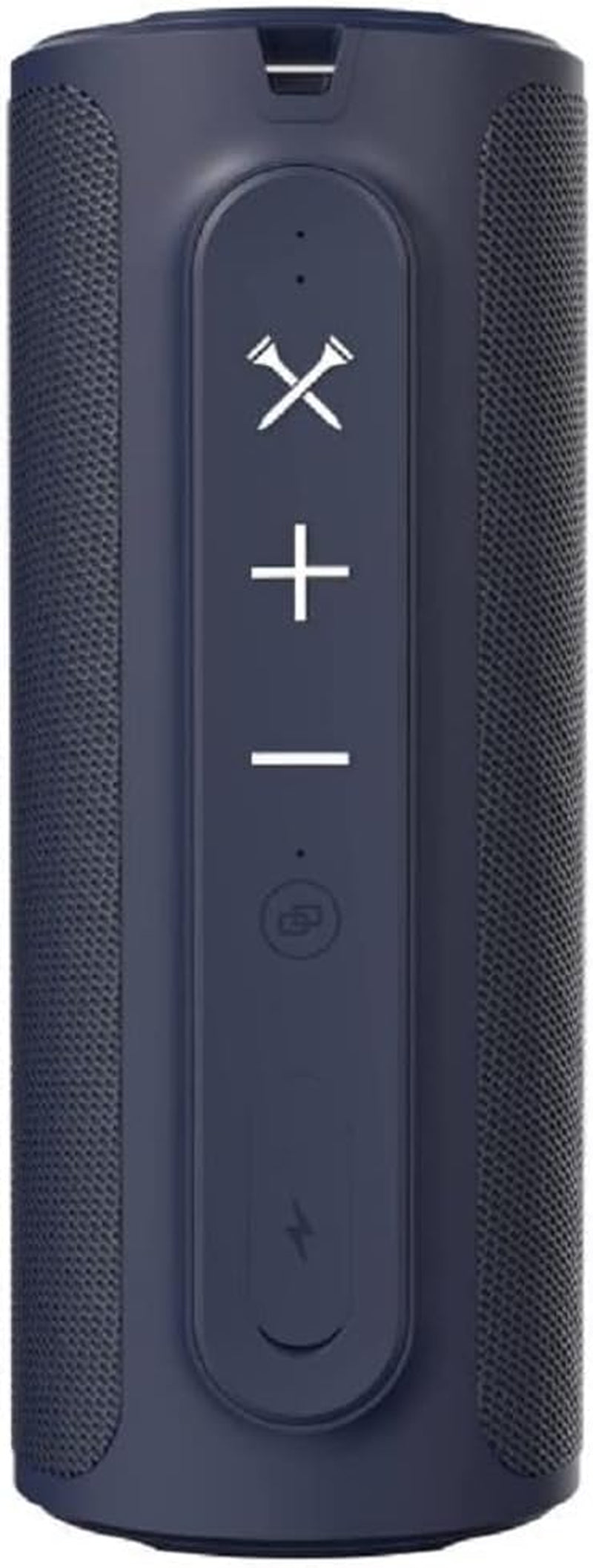 Magnetic Bluetooth Speaker Securely Attaches to Golf Cart - IPX7 Waterproof - USB Charge Out - Navy