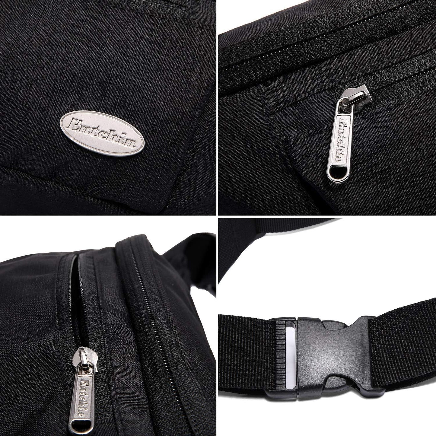 Multi-Pocket Fanny Pack - Stylish Waist Pack for Women and Men - Perfect for Hiking, Running, Travel, and Cycling.