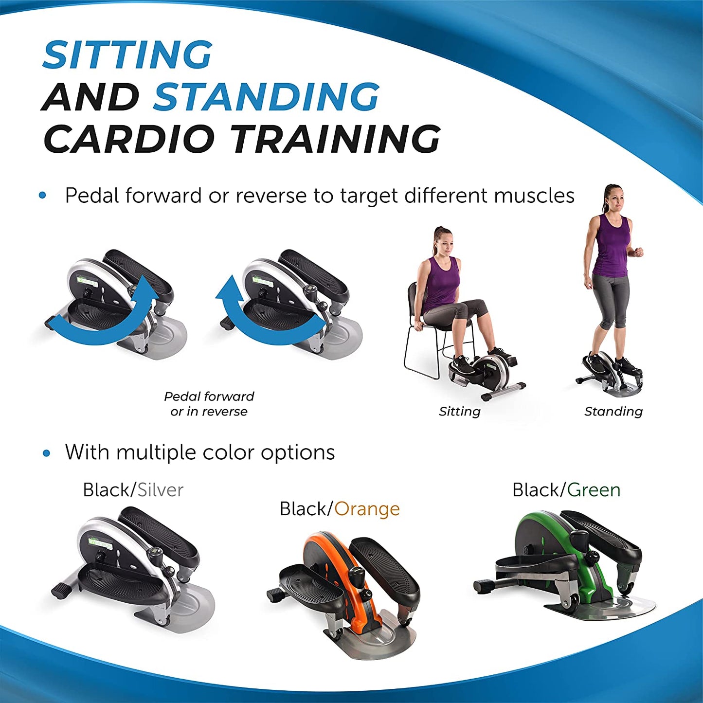 Elliptical Trainer Compact For Home and Office