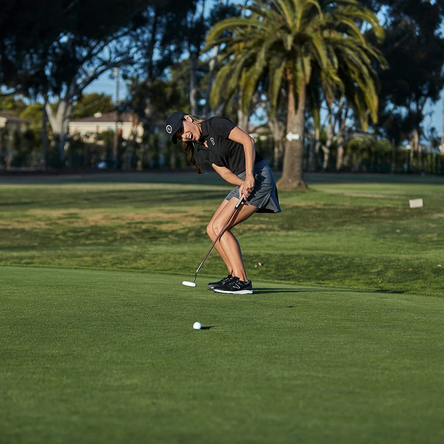 Golf Swing and Stroke Analyzer with Sensor - Comprehensive Tracking for Putting, Full Swing, Short Game, and Bunker Modes, Air Swing Mode, Slo-Mo Video Capture, App Compatibility for iOS and Android